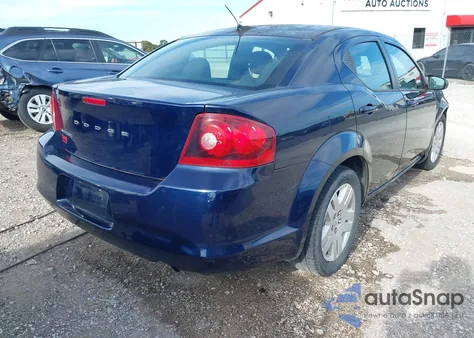 2014 Dodge Avenger Se z USA, uszkodzony, nr VIN 1C3CDZAB3EN115888